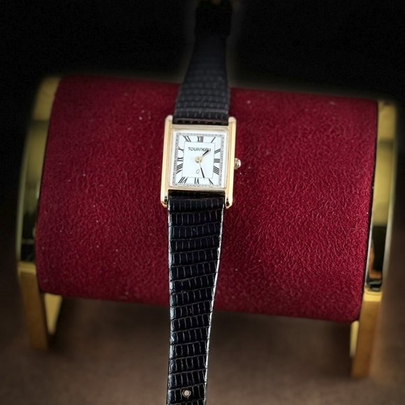 Tourneau Swiss Designed Watch Swiss Movement Gold Plated Bezel - Picture 4 of 8